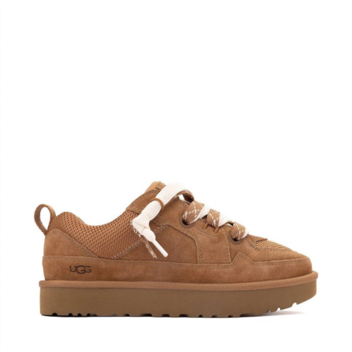 UGG womens lo lowmel sneaker in chestnut