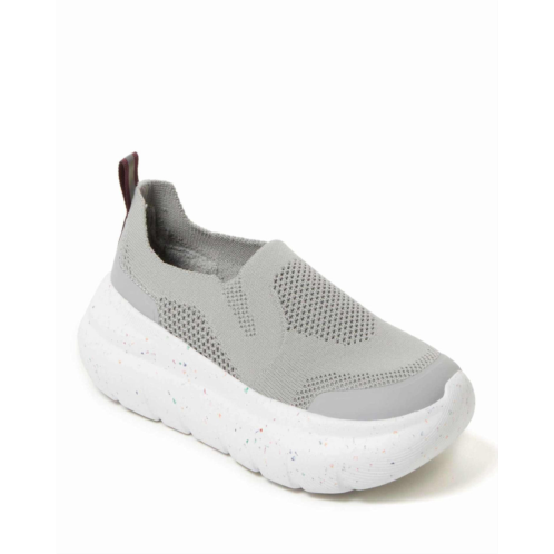 Dearfoams womens regrind crimson lightweight slip-on sneaker