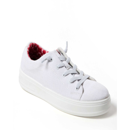 Dearfoams womens mabel woven slip on sneaker