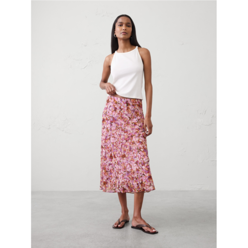 bananarepublic Chiffon Bias Midi Skirt