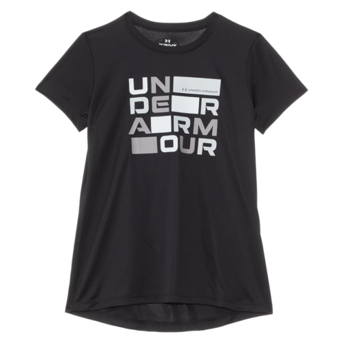Under Armour Kids Tech Block Logo Short Sleeve T-Shirt (Big Kid)
