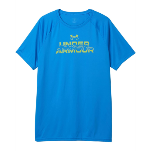 Under Armour Kids Tech Split Wordmark Short Sleeve T-Shirt (Big Kids)