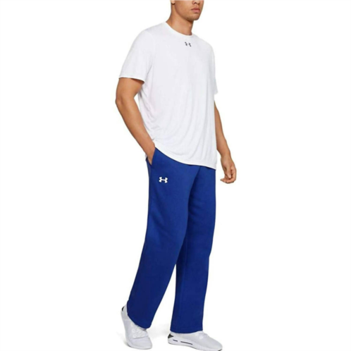 UNDER ARMOUR hustle fleece pant in blue