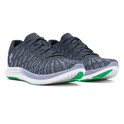 UNDER ARMOUR womens charged breeze 2 visual cushioning shoes in downpour gray celeste celeste