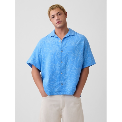 Gap Gauze Vacay Shirt in Boxy Fit