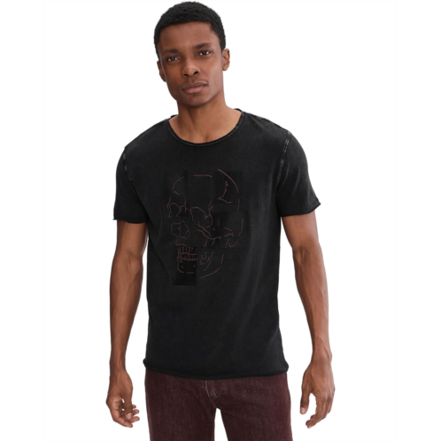 Mens John Varvatos Skull Tiles Graphic T-shirt Kg7335s26