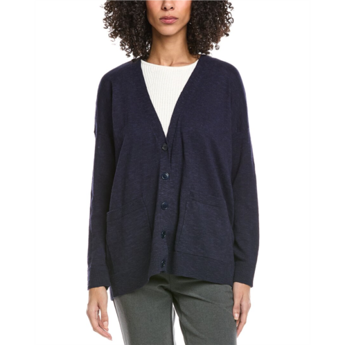 EILEEN FISHER linen-blend cardigan