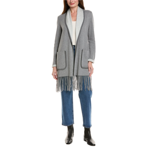 Hannah Rose long fringe cashmere-blend cardigan