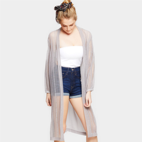 TRUEDAMES laced long sleeve poncho