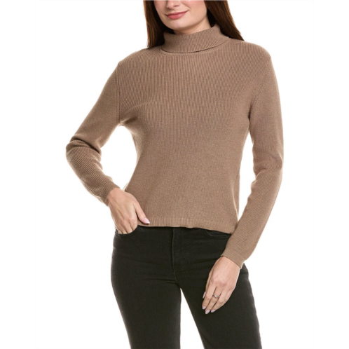 Hannah Rose shaker turtleneck cashmere-blend sweater