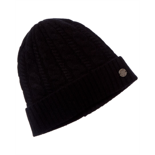 Bruno Magli chunky knit cable cashmere hat