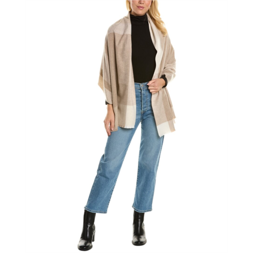 Bruno Magli colorblocked cashmere wrap