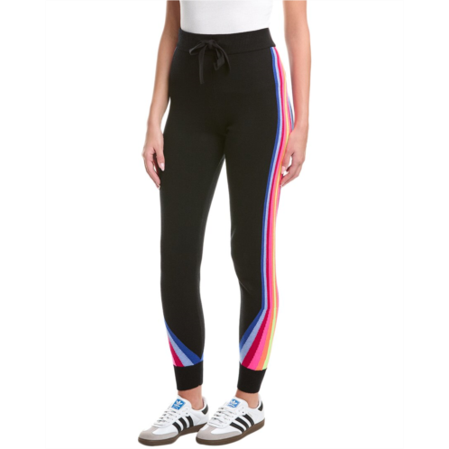 WISPR funky rainbow silk-blend jogger