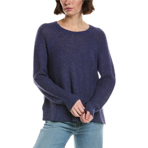 EILEEN FISHER raglan sleeve linen-blend sweater