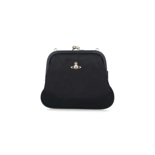 VIVIENNE WESTWOOD granny frame pouch black
