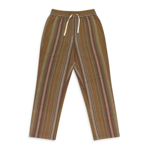AIME LEON DORE brown blanket stripe drawstring pants