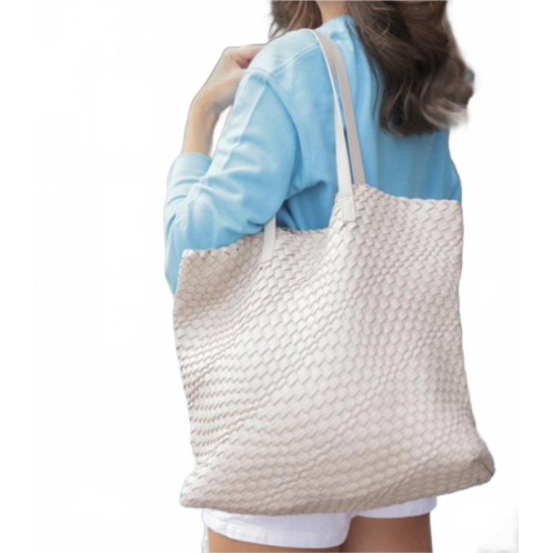 Shiraleah blythe stone tote in beige