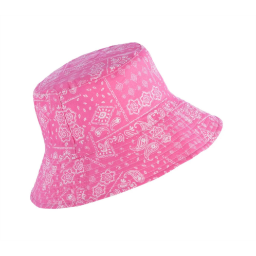 Shiraleah womens dallas bucket reversible hat in pink