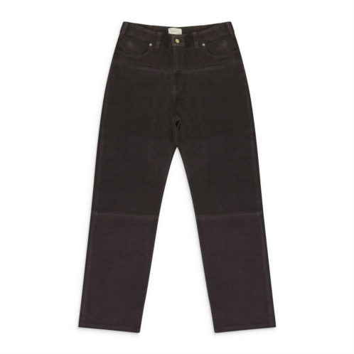 AIME LEON DORE maroon suede western pants