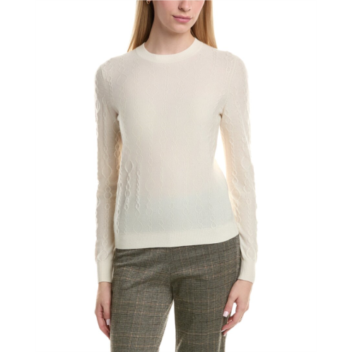 Bruno Magli cable crewneck wool & cashmere-blend sweater