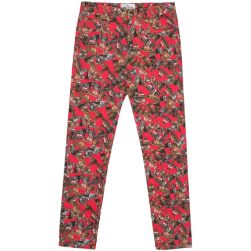 VIVIENNE WESTWOOD high-waisted tapered leg trousers