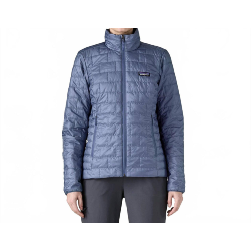 Patagonia womens nano puff jacket in current blue