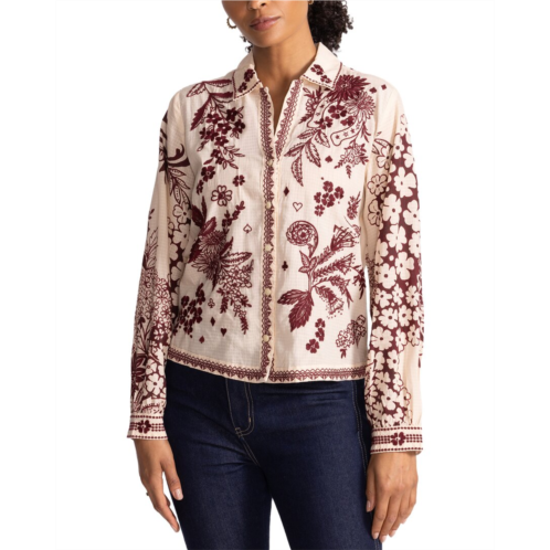 Johnny Was aquijio shirt