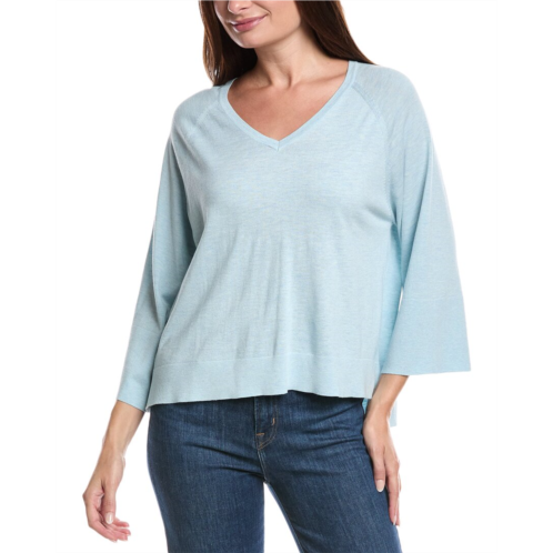 Forte Cashmere easy silk & cashmere-blend sweater