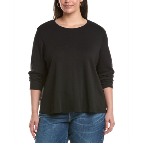 EILEEN FISHER plus crewneck top