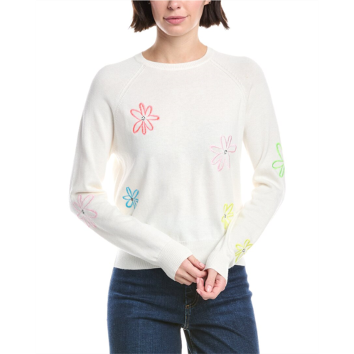 WISPR scatter floral embroidery silk-blend sweater