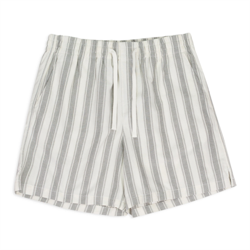 AIME LEON DORE green/white striped drawstring shorts