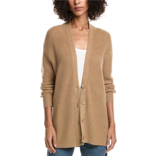 Forte Cashmere boyfriend wool & cashmere-blend cardigan