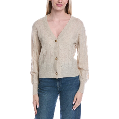 Brodie Cashmere cable wool & cashmere-blend cardigan