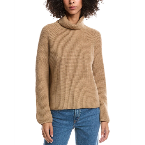 Forte Cashmere luxe wool & cashmere-blend turtleneck sweater