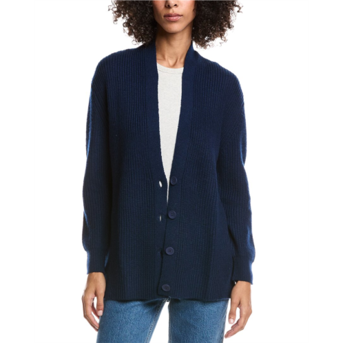 Forte Cashmere boyfriend wool & cashmere-blend cardigan