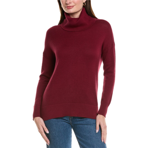 Hannah Rose boxy turtleneck cashmere-blend sweater