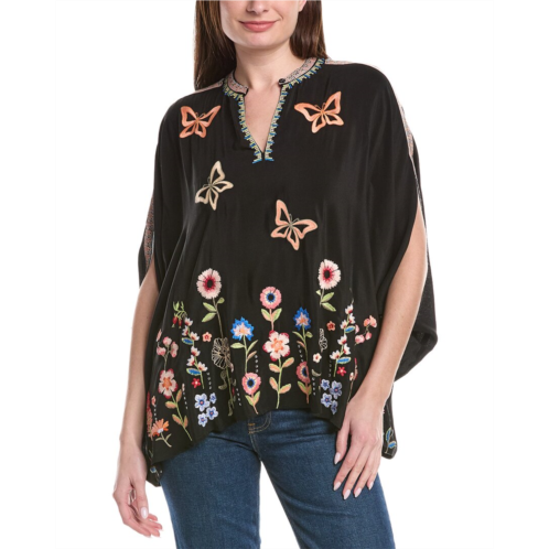 Johnny Was nuria silk poncho