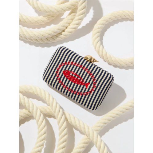 Shiraleah womens marina minaudiere clutch in white