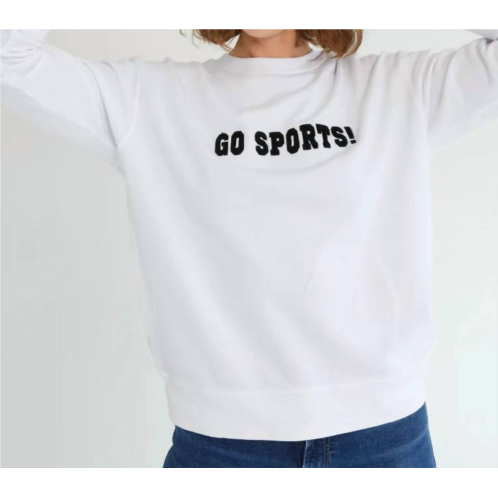 Shiraleah go sports sweatshirt in white