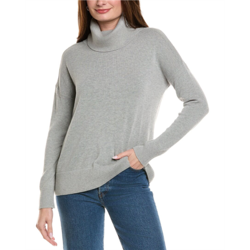 Hannah Rose boxy turtleneck cashmere-blend sweater