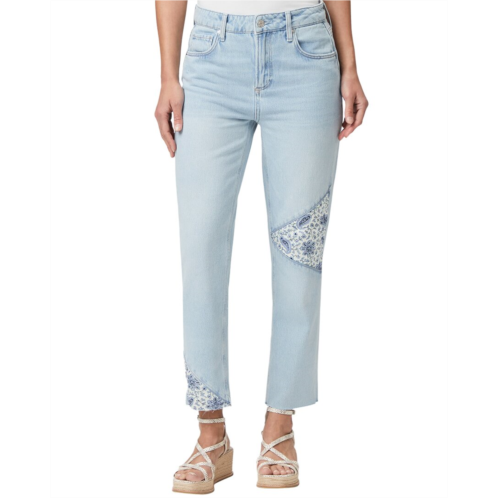 PAIGE noella brenna distressed relaxed straight leg jean