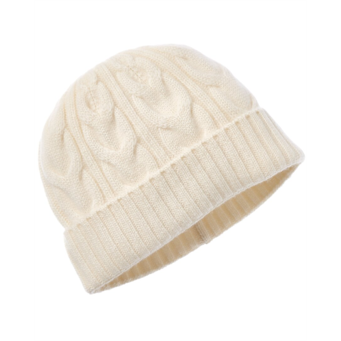 Bruno Magli cable cuffed cashmere hat