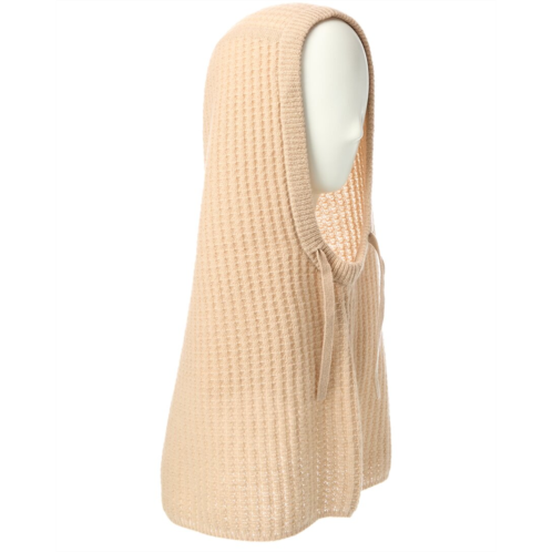 Hannah Rose waffle stitch cashmere balaclava