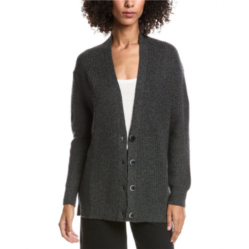 Forte Cashmere boyfriend wool & cashmere-blend cardigan