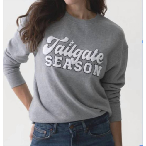 Shiraleah tailgate sweatshirt in grey