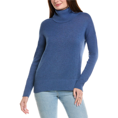 Hannah Rose boxy turtleneck cashmere-blend sweater