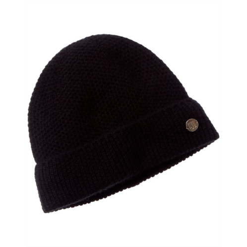 Bruno Magli honeycomb stitched cuffed cashmere hat