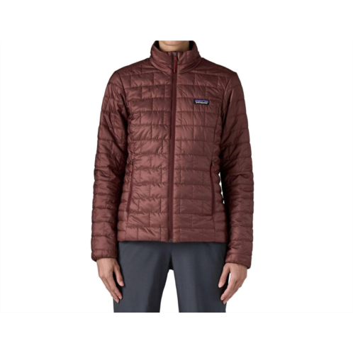 Patagonia nano puff jacket in dark ruby