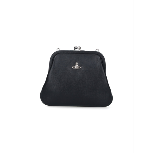 VIVIENNE WESTWOOD granny frame small pouch black