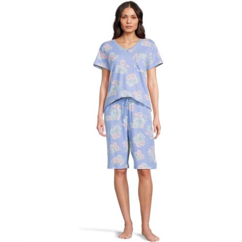 Karen Neuburger Novelty Short Sleeve Bermuda Pajama Set